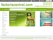 Tablet Screenshot of factoriacentral.com